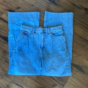 Loft High Rise Wide Leg Jeans